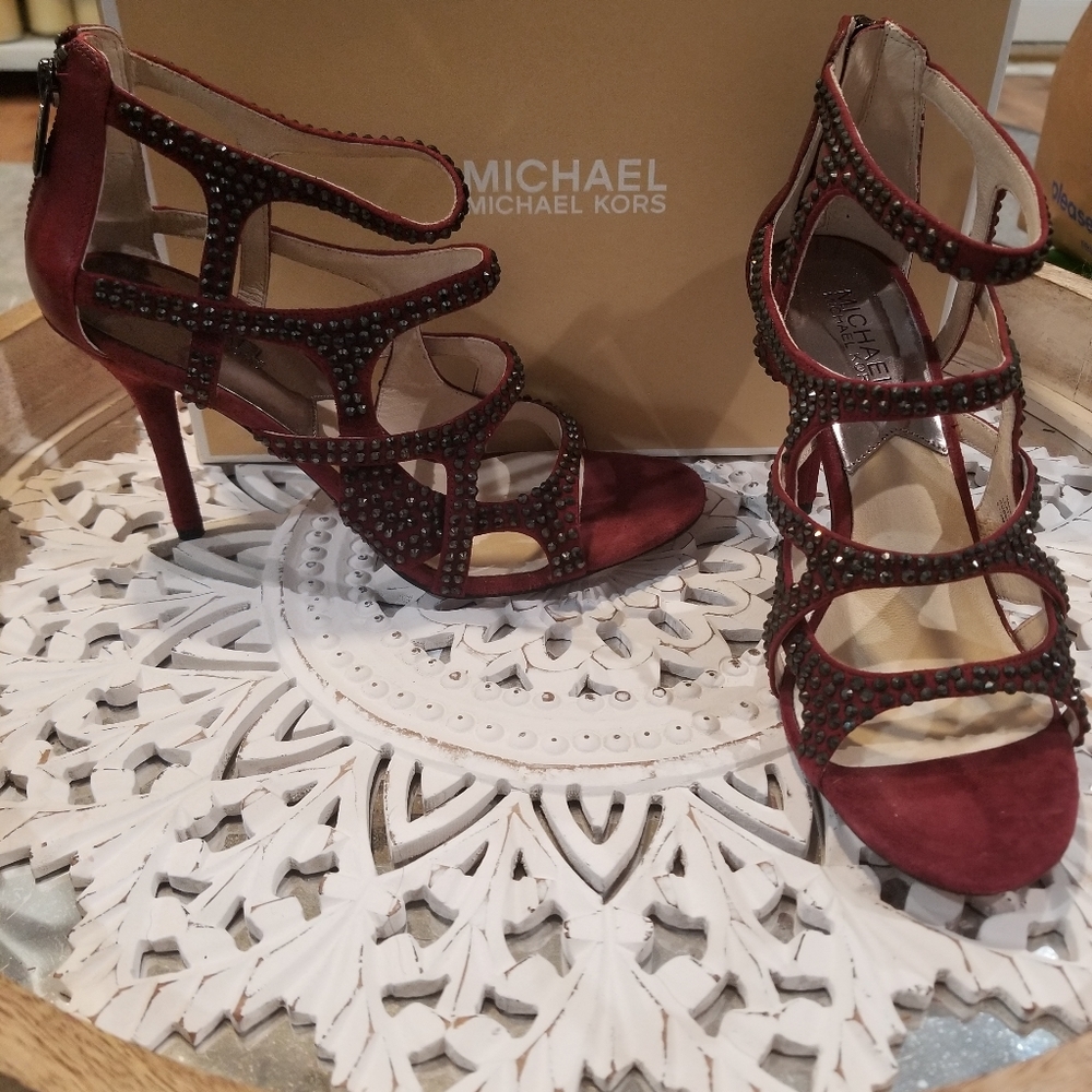Michael Kors Heels, Size 8 1/2 Color Cinnabar